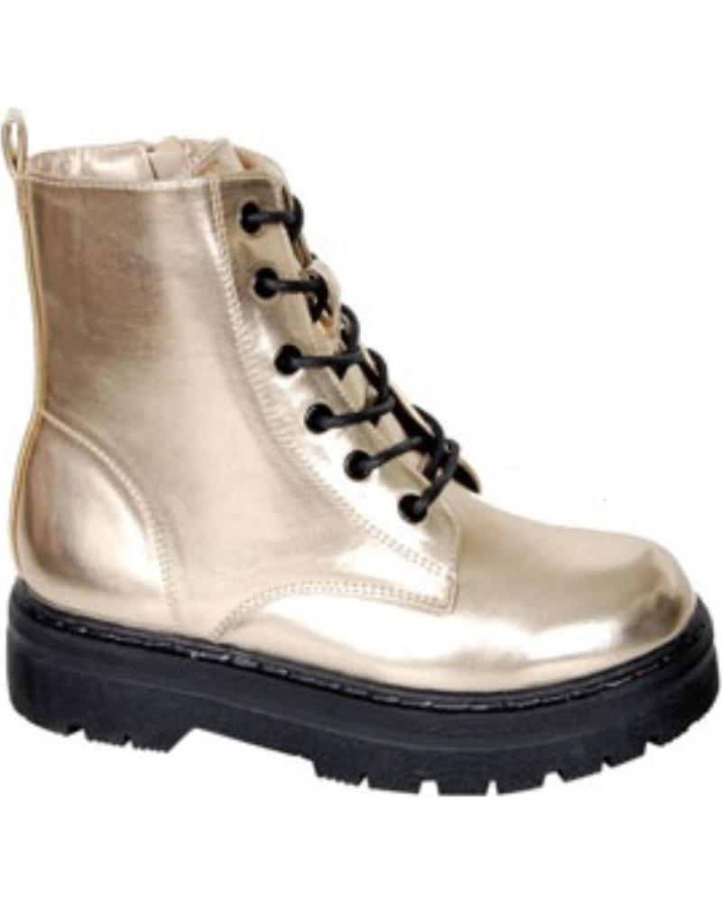 Botas de Mujer y Niña BUBBLE BOBBLE BOTA MILITAR MODA BUBBLE A3432 COLOR ORO