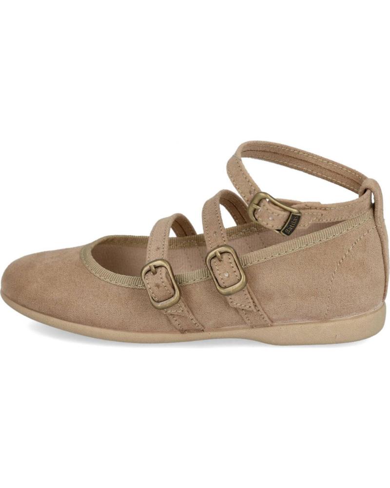 Zapatos de Niña BATILAS 104-050 MERCEDITAS DE HEBILLAS PARA NINA BEIGE