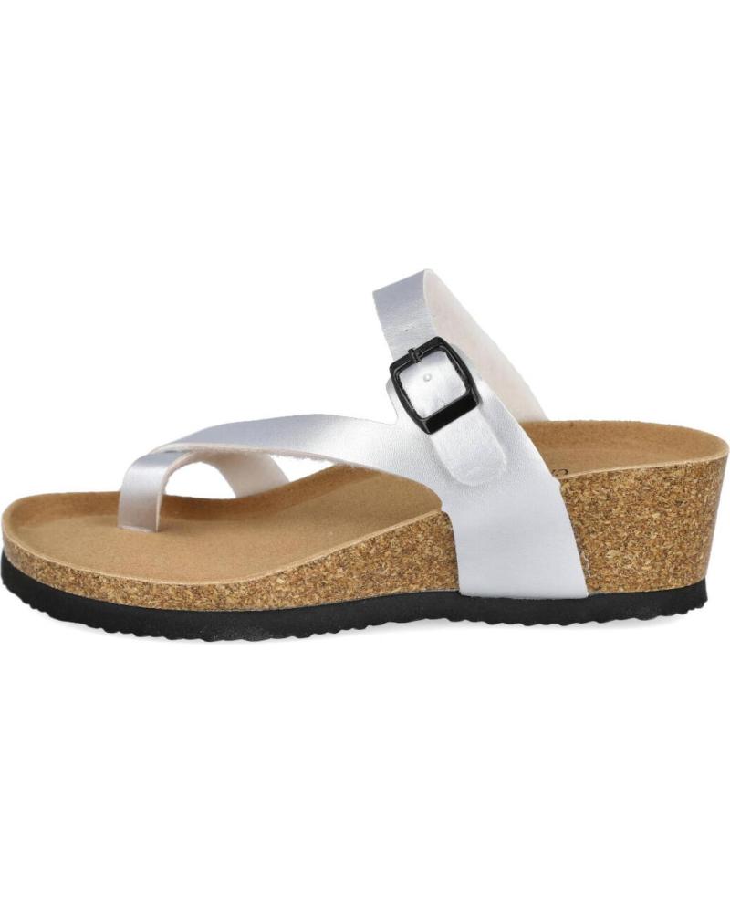 Sandalias de Mujer L&R SHOES LR SHOES 444 SANDALIAS BIO PARA MUJER PLATA