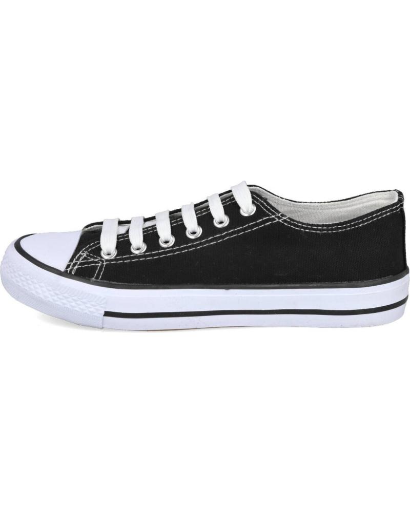 Deportivas de Mujer L&R SHOES LR SHOES H-2 ZAPATILLAS DE LONA UNISEX NEGRO