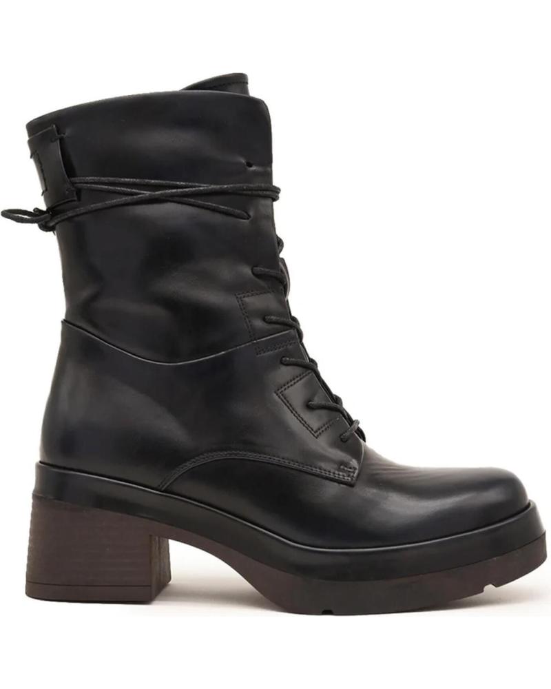 Botas de Mulher AZAREY 494H588 BOTINES MOTEROS S CON CORDONES NEGRO