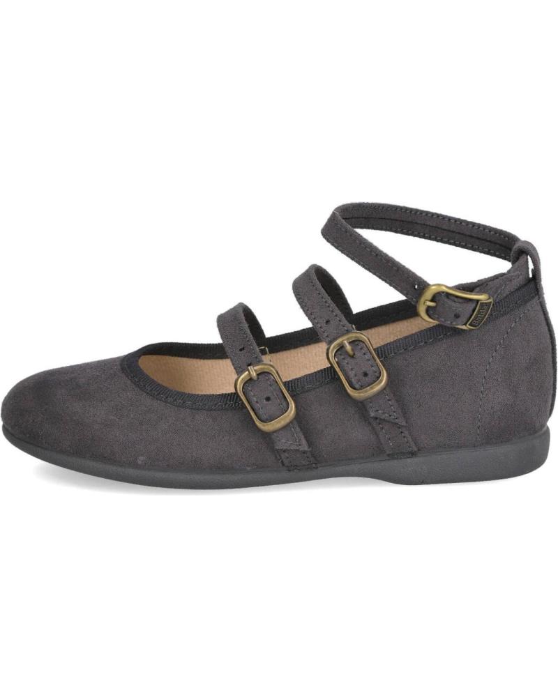 Zapatos de Niña BATILAS 104-050 MERCEDITAS CON HEBILLAS DE NINA GRIS