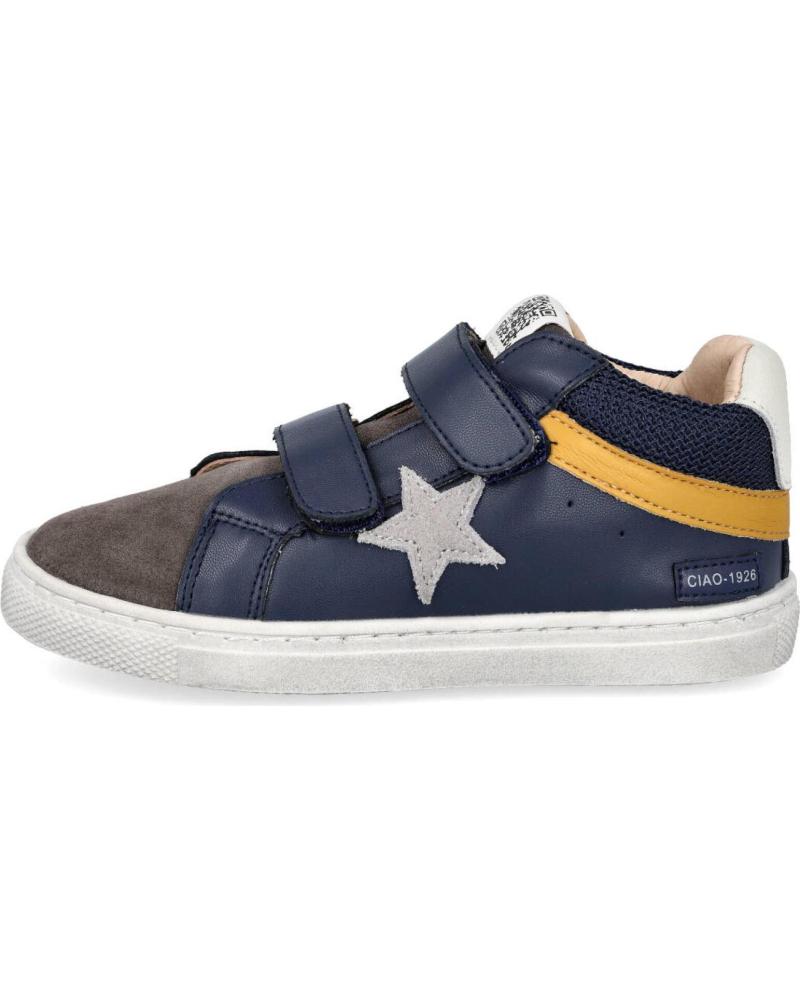 Deportivas de Niño L&R SHOES LR SHOES C6911-03 ZAPATILLAS CASUAL ALTAS DE NINO GRIS-AZUL