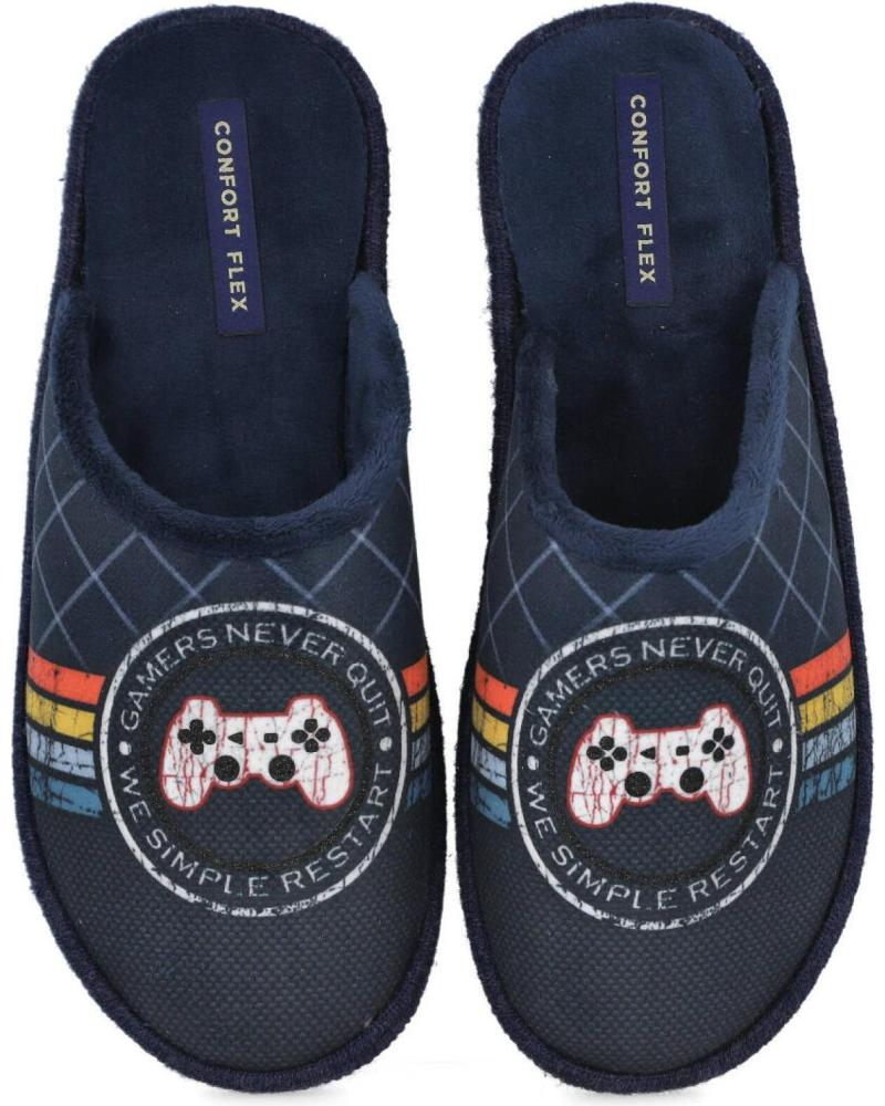 PINTURINES J ORTEGA C-221 ZAPATILLAS DISEÑO MANDO GAMER, AZUL AZUL