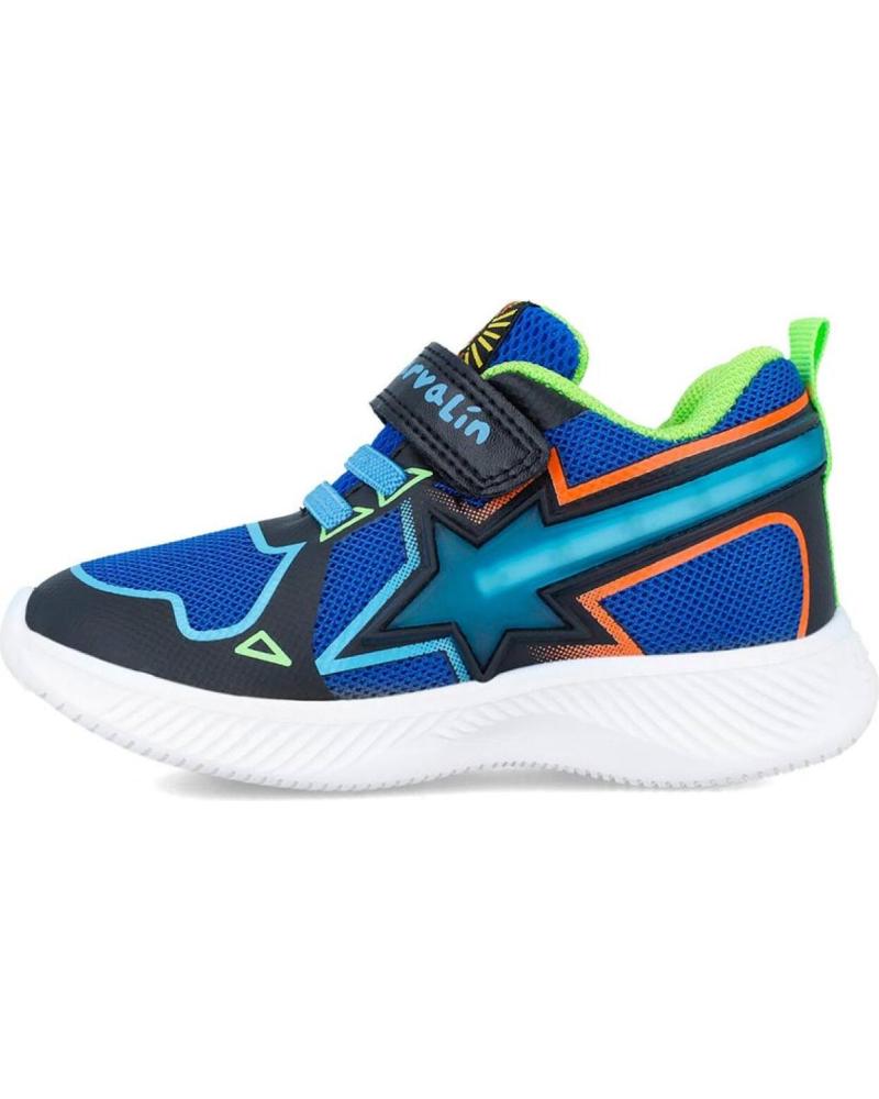 Deportivas de Niño GARVALIN 241805-B008 ZAPATILLAS CON LUCES PARA NINO AZUL