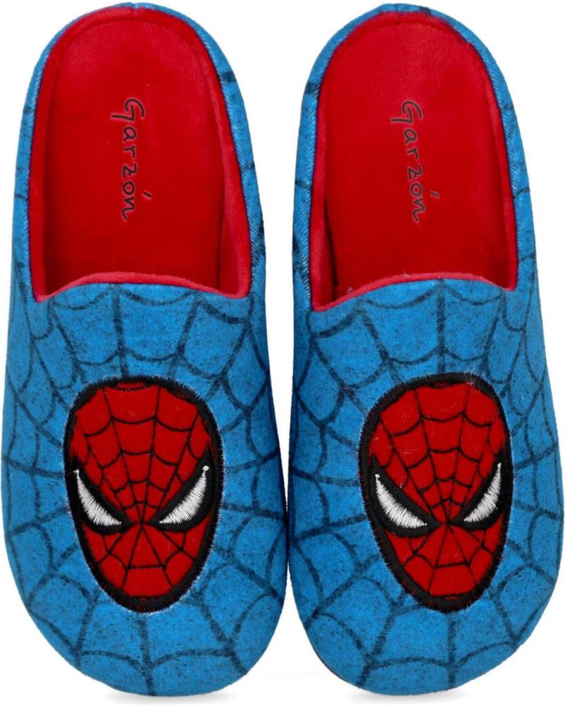 GARZON ZAPATILLAS DE CASA SPIDERMAN N4747-246 AZULES PARA NIÑO AZULON