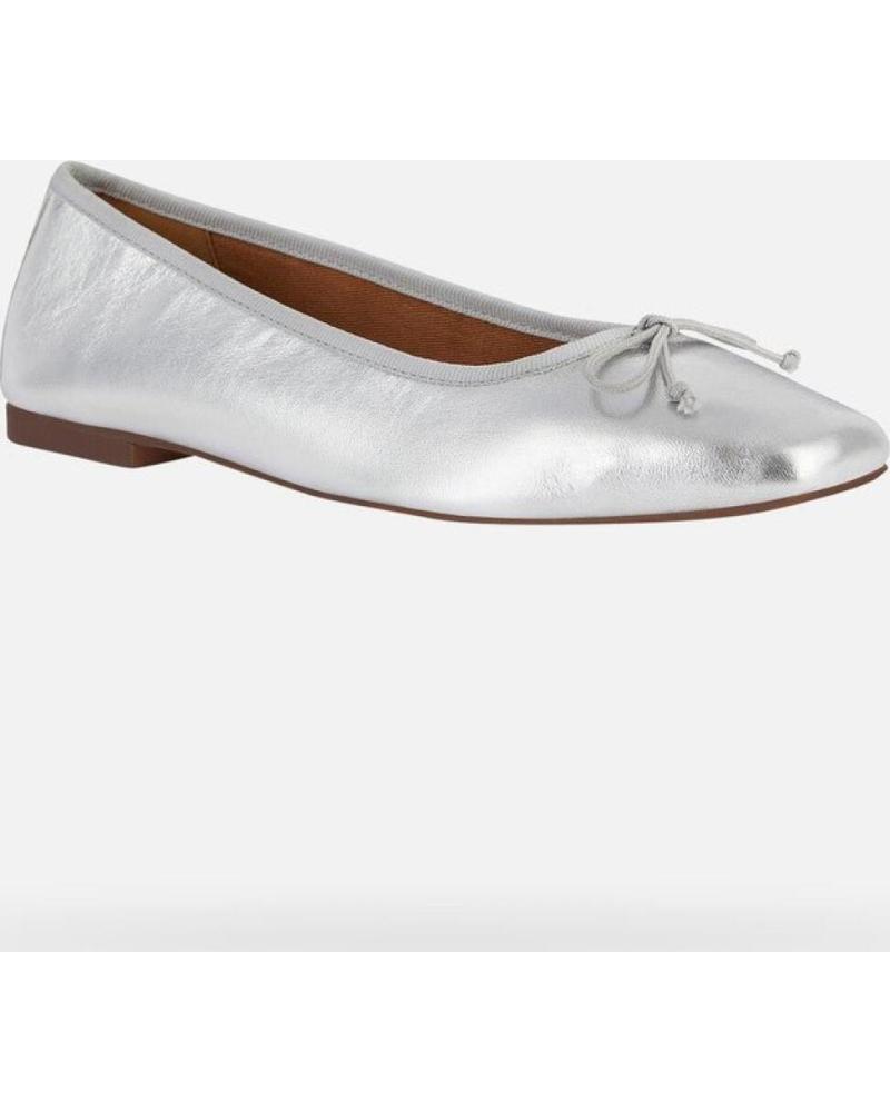 MOCASINES GEOX D MARSILEA A MET SHE LE TEXT PLATA D45W6A 0Y PLATEADO