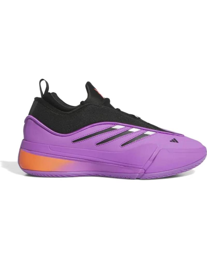 ADIDAS ZAPATILLAS DE BALONCESTO IE3627 MORADAS CON SUELA NARANJA NEW