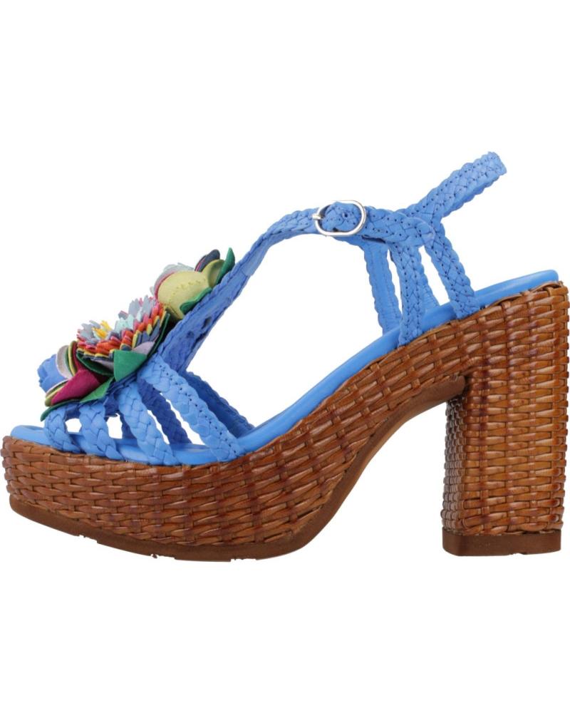 Sandalias de Mujer PONS QUINTANA SANDALIAS MUJER MODELO CANNES COLOR AZUL TRENZADO