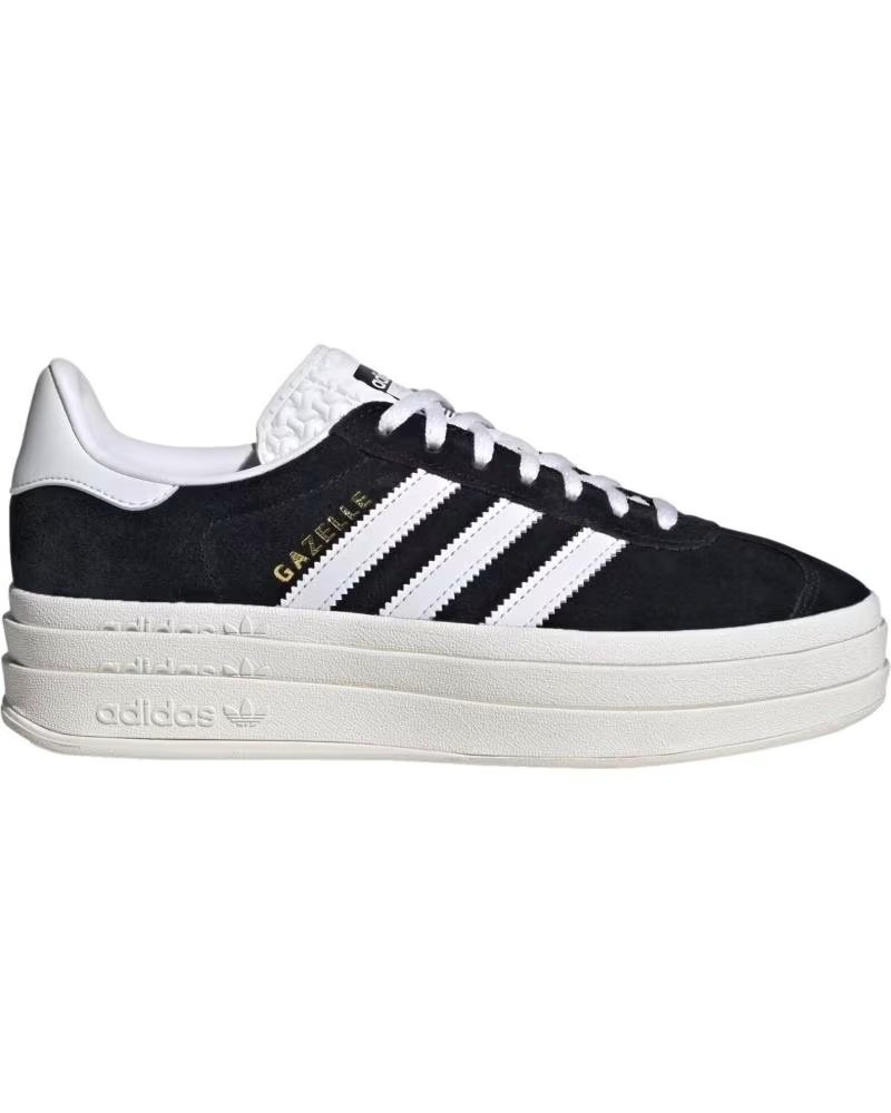 Zapatillas Adidas Gazelle Bold W HQ6912 Core Black Cloud White Negro – imagen 1