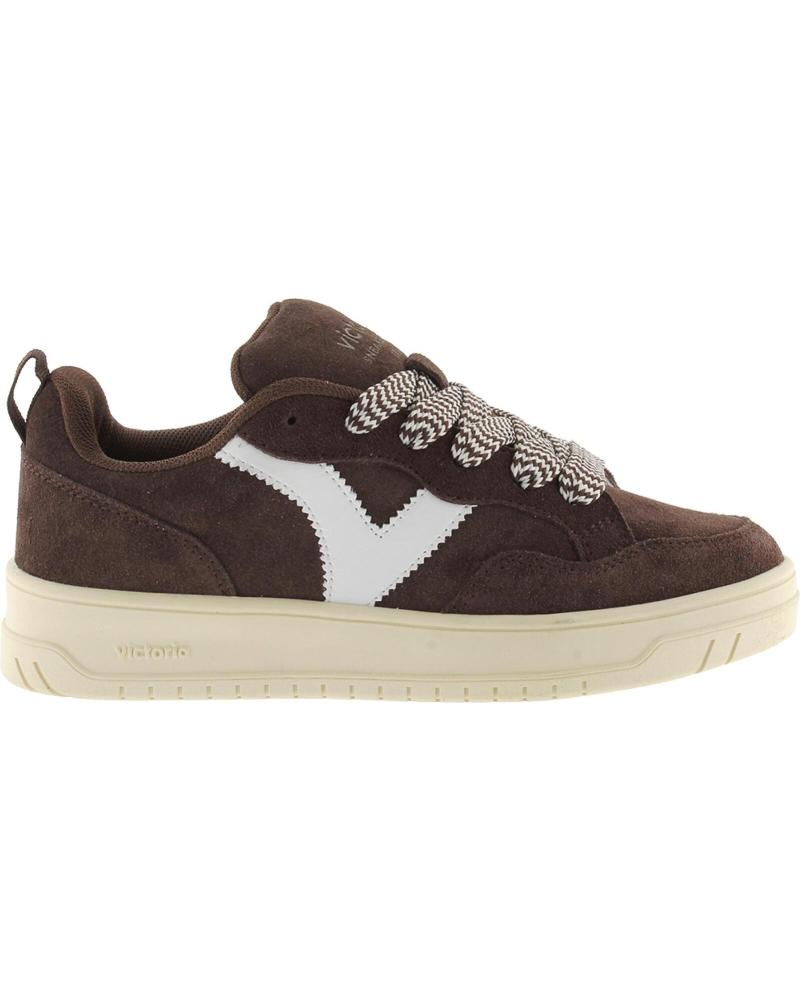 Deportivas de Mujer VICTORIA ZAPATILLAS SEUL SERRAJE OVERSIZE 1257128 CHOCOLATE