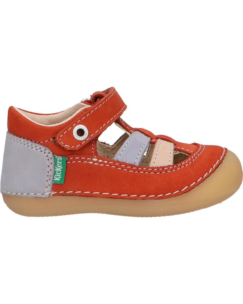 Sandalias de Niño KICKERS 611086-10 SUSHY 92 MARRON BLEU