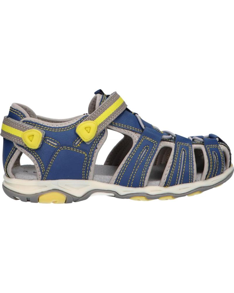 Sandalias de Niño KICKERS 558542-30 KAWA 102 MARINE JAUNE