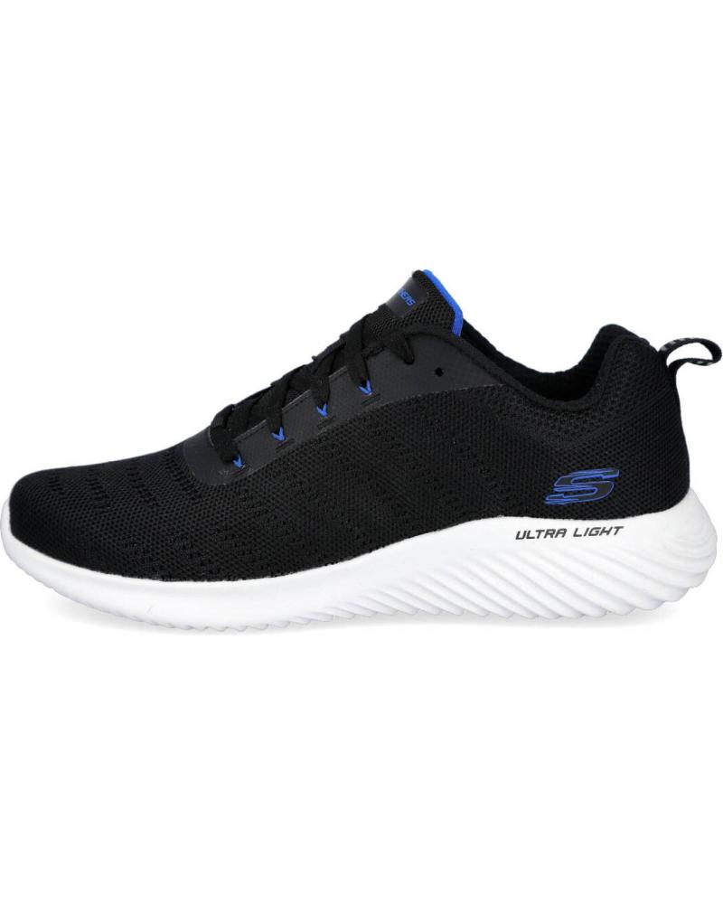 Deportivas de Hombre y Niño SKECHERS ZAPATILLAS BOUNDER FRAZIN NEGRO