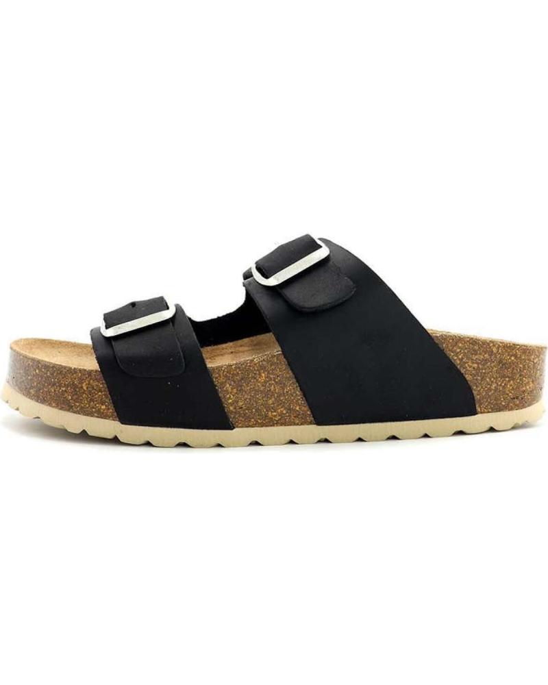 Sandálias de Mulher 20 VEINTE TREND ZUECO HEBILLAS MALU NEGRO