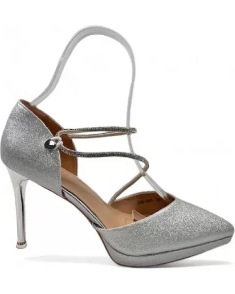 Sandalias de Mujer TIMBOS SANDALIA TACON FIESTA MUJER PLATA 130655 PLATEADO