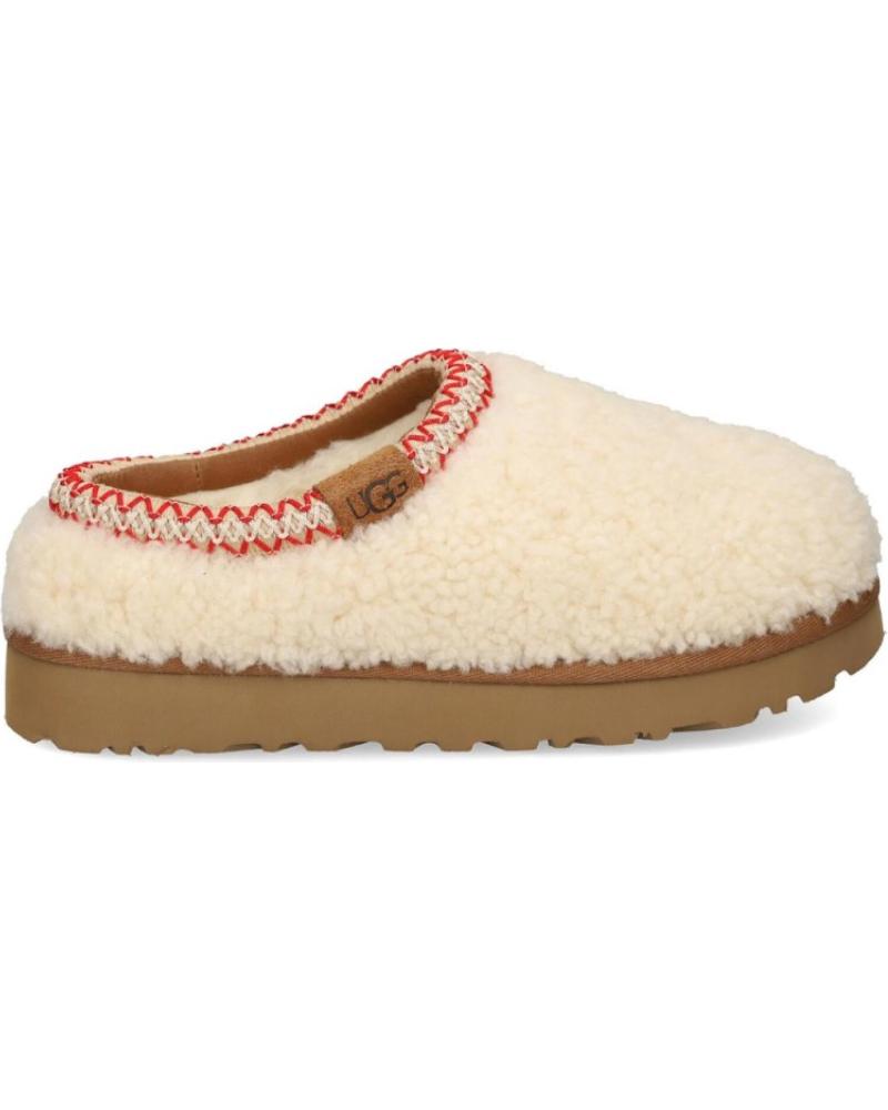 ZAPATILLAS DE CASA UGG TASMAN MAXI CURLY BEIGE NATURAL NATURAL