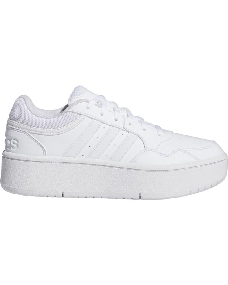 Deportivas de Mujer ADIDAS IG6973 HOOPS 3 0 BOLD J ZAPATILLAS MUJER CLOUD WHITE BLANCO