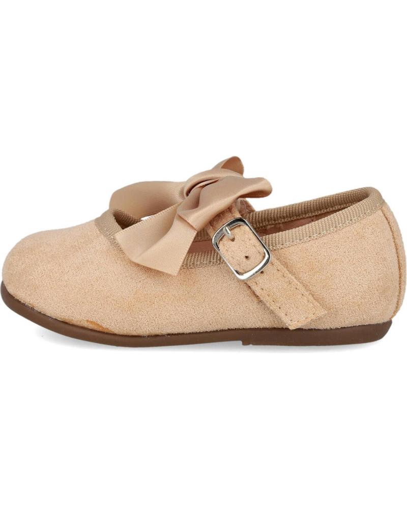 Zapatos de Niña BUBBLE BOBBLE BUBBLE KIDS C1130 MERCEDITAS DE NINA CON LAZO BEIGE