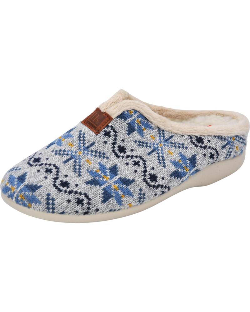 Calzado de casa de Mujer NORTEÑAS NORTENAS - ZAPATILLAS DE HOGAR CON TALON ABIERTO PLANTILLA JEANS