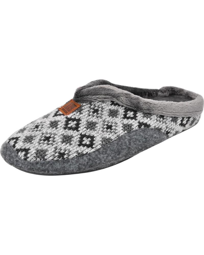 Calzado de casa de Mujer NORTEÑAS NORTENAS - ZAPATILLAS DE HOGAR PARA MUJER PLANTILLA EXTRA GRIS