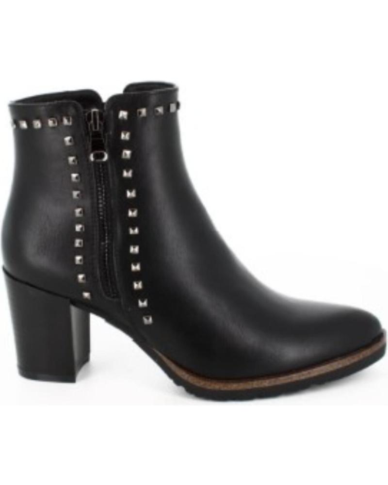 Botins de Mulher HISPAFLEX BOTIN CON TACON PARA MUJER 2422 COLOR NEGRO