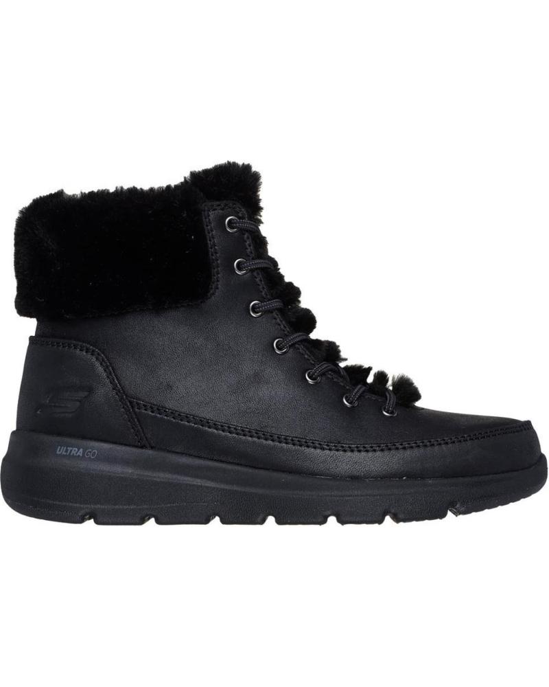 BOTAS SKECHERS GLACIAL ULTRA 144202 NEGRO PARA MUJER NEGRO