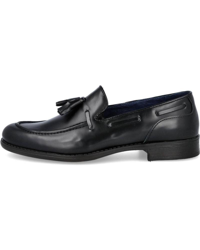Zapatos de Hombre BUBBLE BOBBLE MOCASINES E4350 CON BORLAS NEGRO