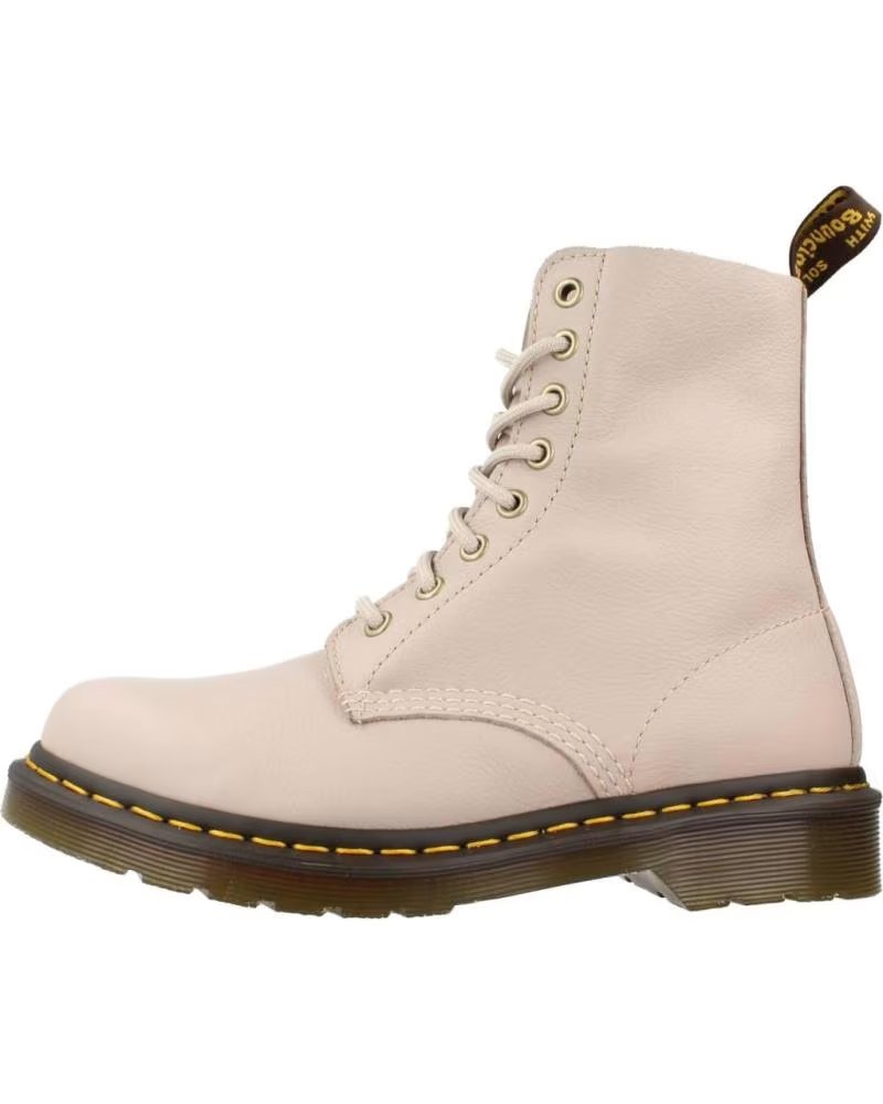 Dr Martens Botas Mujer Modelo 1460 Pascal Color Beis Taupe