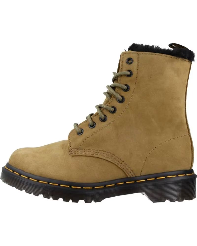 Dr Martens Botas Mujer Modelo 1460 Serena Color Verde Dmsolive