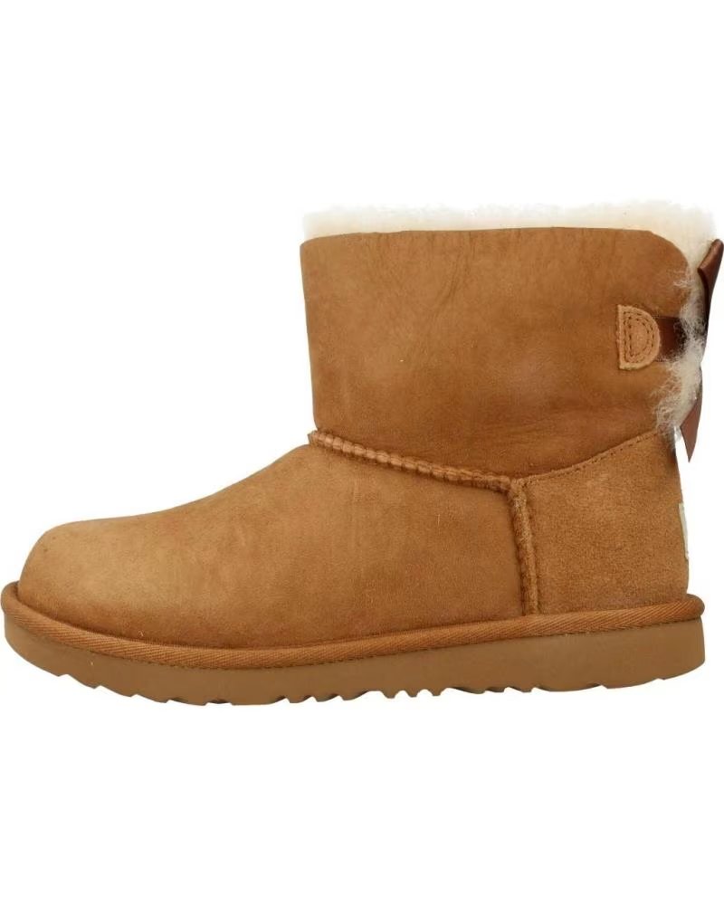 Botas de Niña Ugg Botas Nina Modelo Mini Bailey Bow Ii Color Marron Chestnut