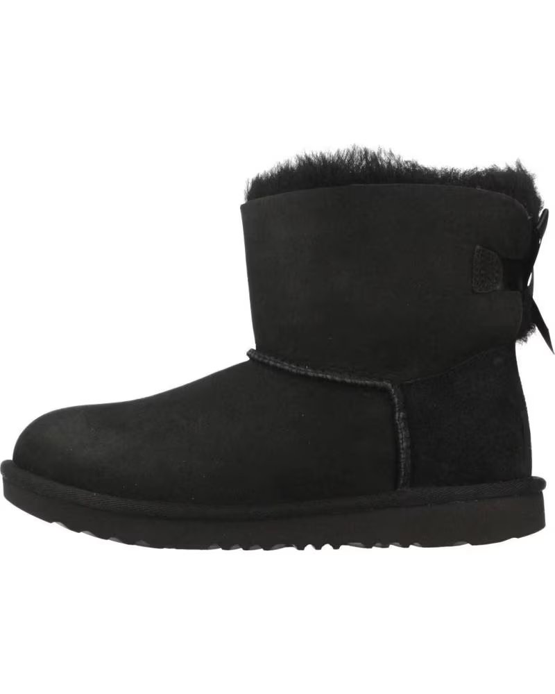 Botas de Niña Ugg Botas Nina Modelo Mini Bailey Bow Ii Color Negro Black