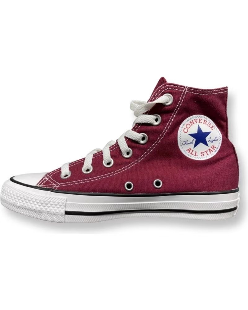 Converse Chuck Taylor All Star Hi-top Lona Burdeos Zapatilla Mujer/hombre Rojo