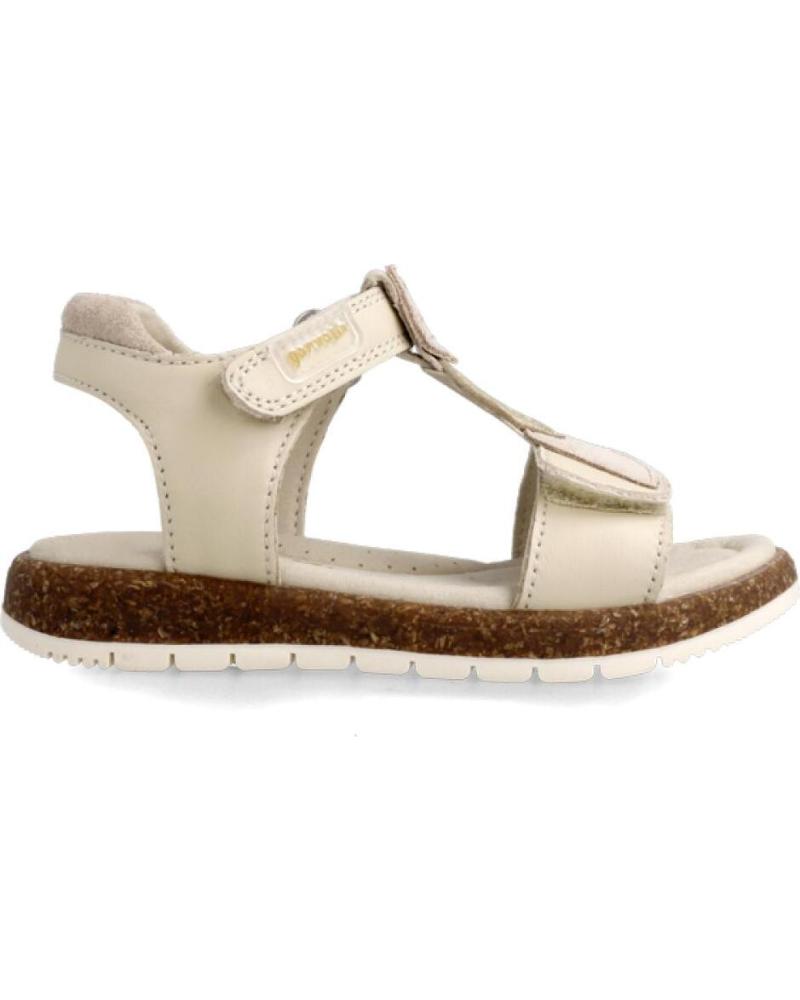 Sandalias de Niña GARVALIN SANDALIA HOJAS BEIGE
