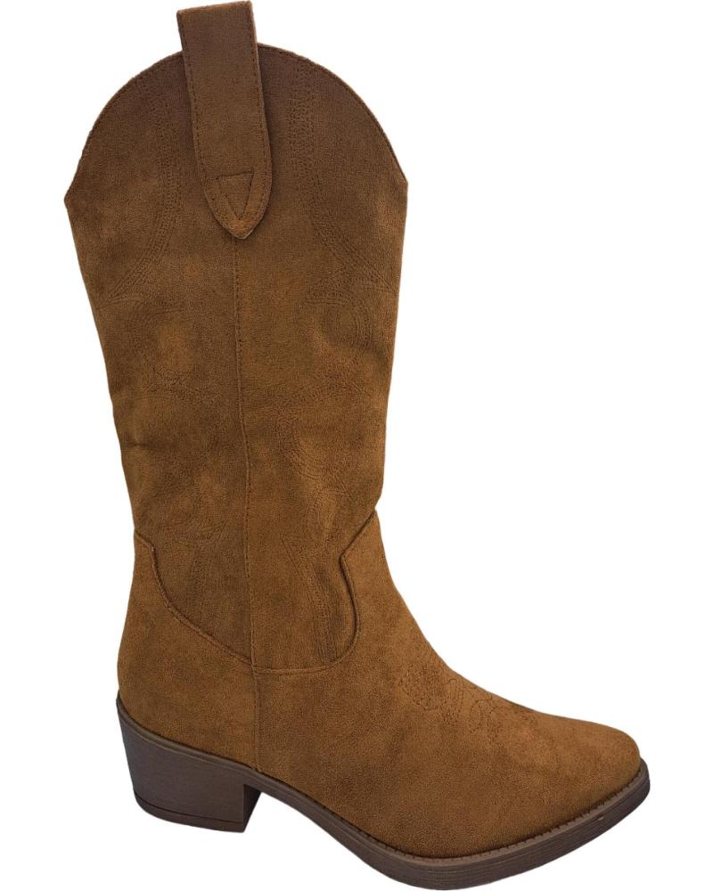 Botas de Mulher CALZADOMANIA BOTA TEJANA CAMEL