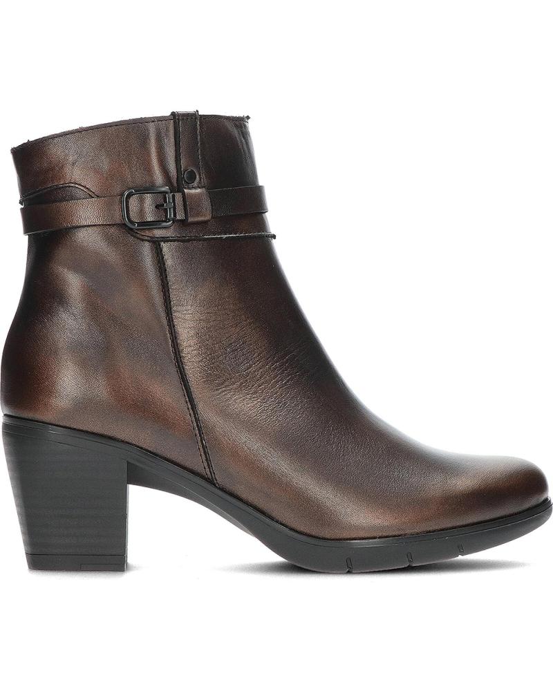 Botins de Mulher PAULA URBAN BOTINES PARA MUJER ALBA 03 MARRÓN ORO