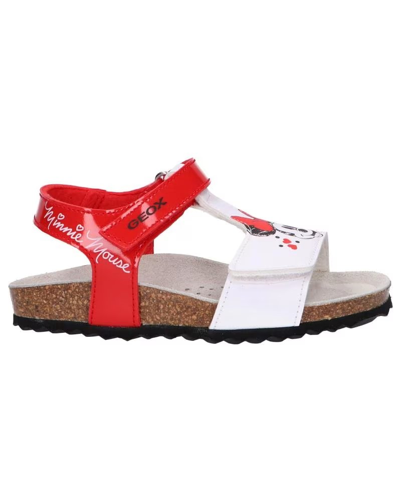 Sandalias de Niã±a Geox B152RC 00254 B Chalki C0003 Red-white – imagen 2