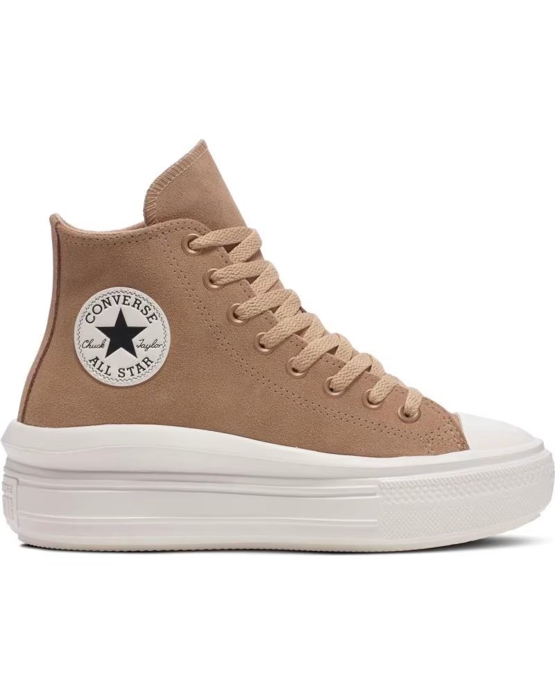 Converse A11145C Chuck Taylor All Star Move Platform Colorful Suede Coffee Rum-egret-black Marron