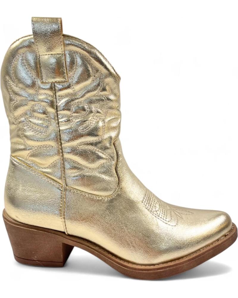 Botas de Mujer TIMBOS BOTIN COWBOY DE MUJER ORO 130713 AMARILLO