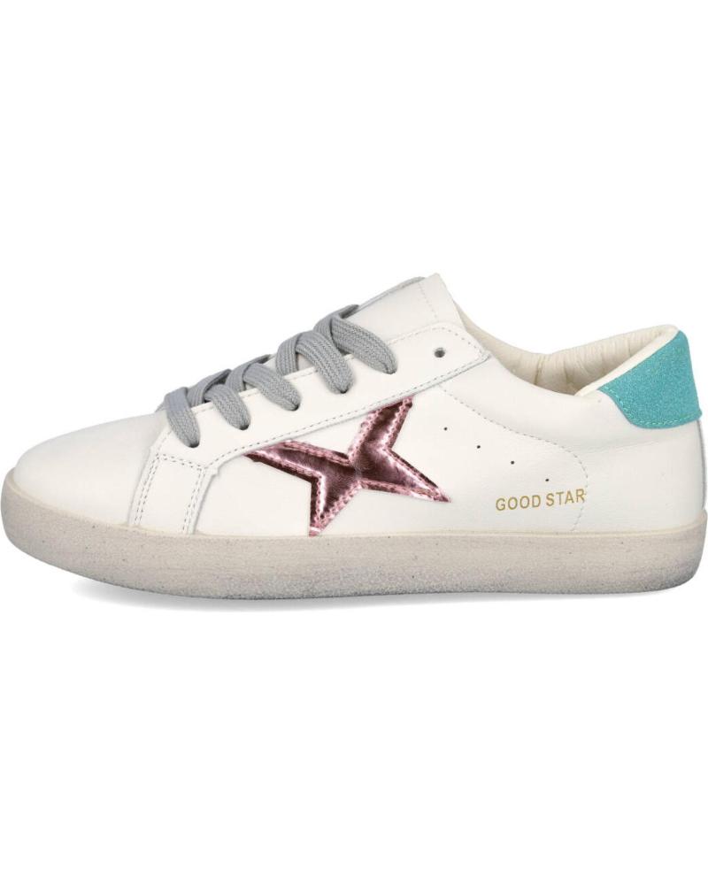 Deportivas de Mujer L&R SHOES LR SHOES DT8003 ZAPATILLAS CASUAL DE MUJER BLANCO-VERDE