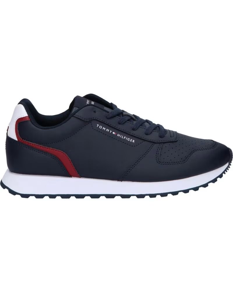 Tommy Hilfiger FM0FM05453 New Runner Eva Mix Lth Flag DW5 Desert Sky