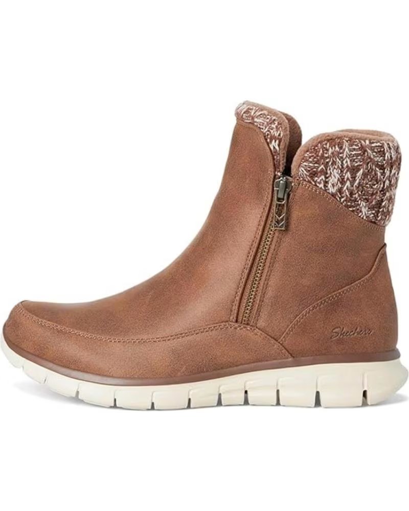 Skechers Botines Planos Synergy Mujer Marron Marrón