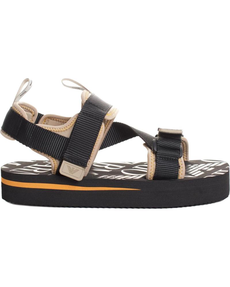 Sandalias de Hombre EMPORIO ARMANI SANDALIAS DE PLATAFORMA X4P113 HOMBRE NEGRO