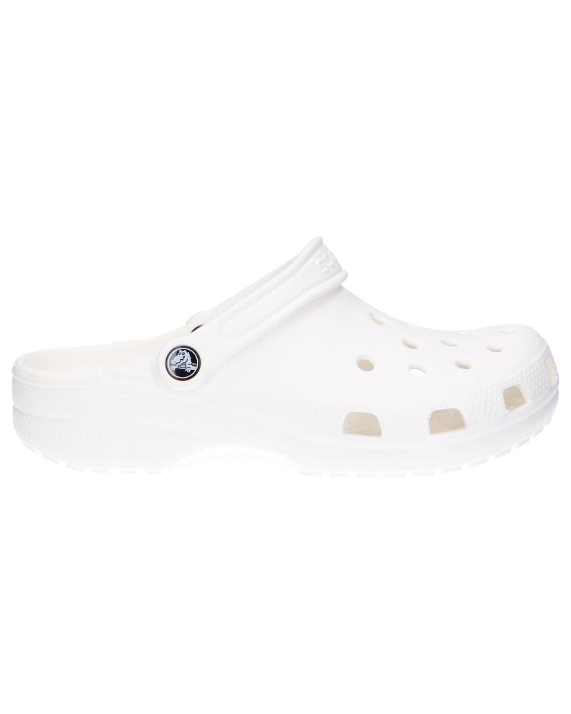 Zuecos de Mujer y Hombre CROCS 10001 111-WHITE
