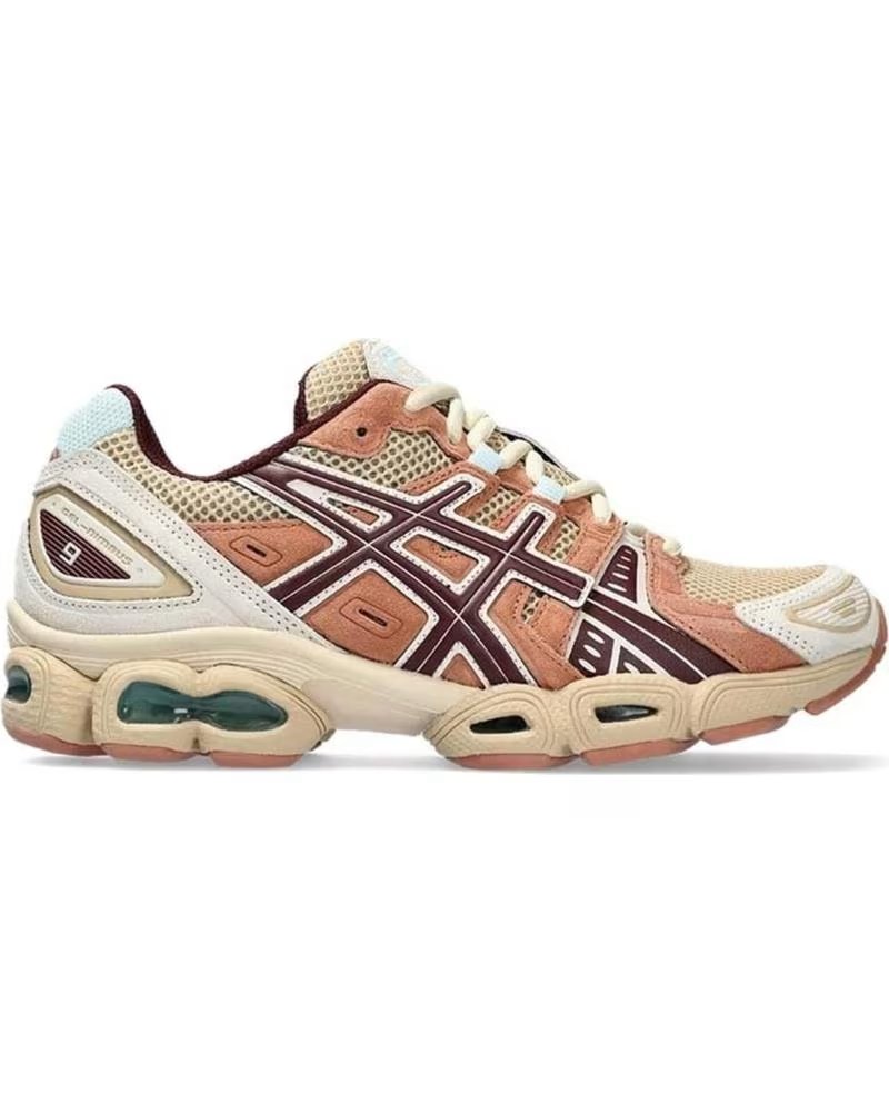 Deportivas de Mujer Asics Zapatillas Gel Nimbus 9 para Mujer en Color Beige