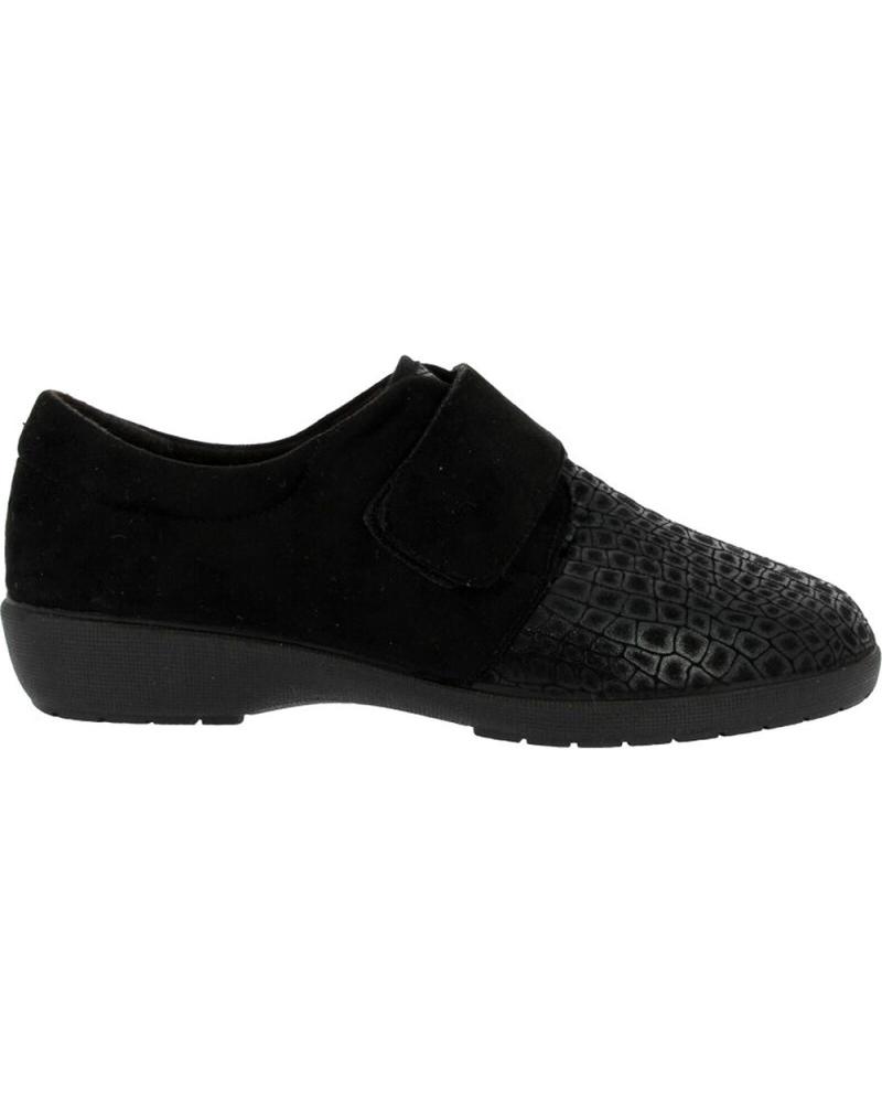 ZAPATILLAS D`CUTILLAS DOCTOR CUTILLAS 41617 AUTOADHERENTES NEGRAS PARA MUJER NEGRO