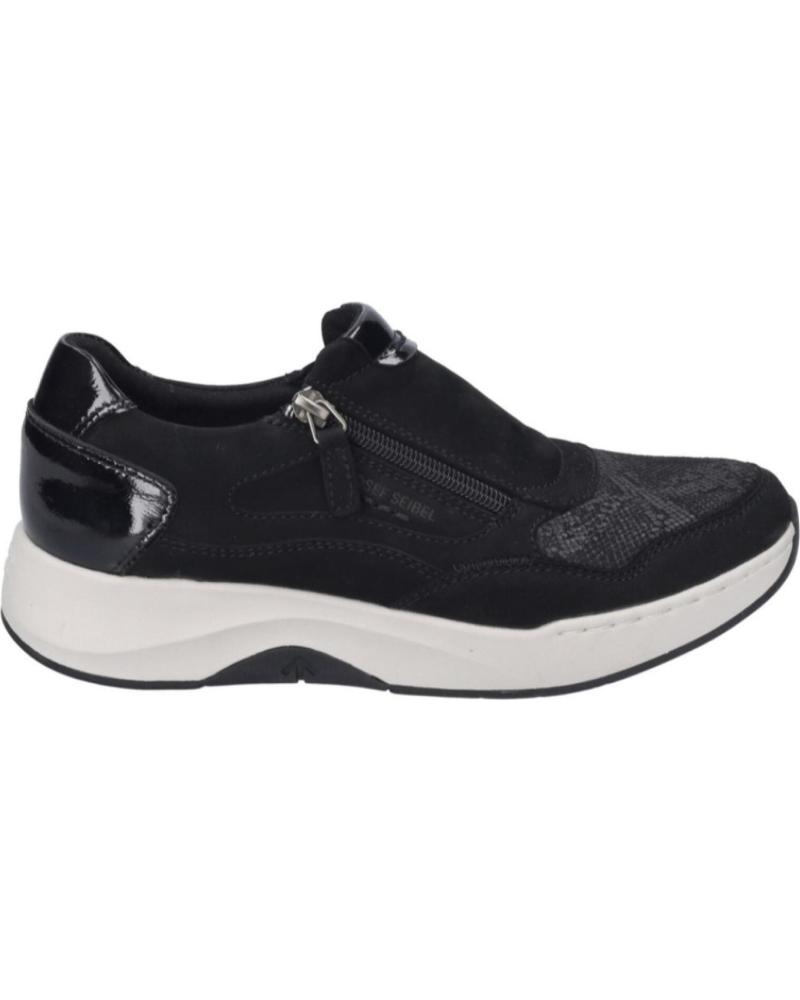 Sapatilhas de Mulher JOSEP SEIBEL ELLI-03 NUBUCK NEGRO
