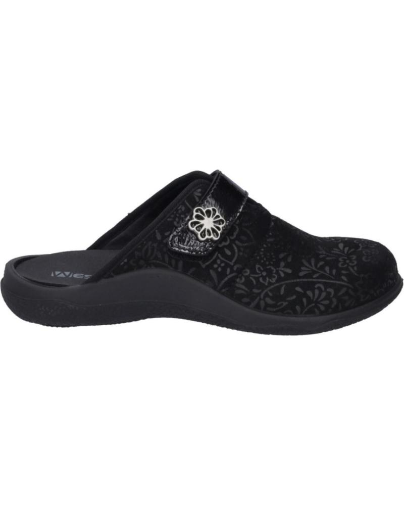 Pantufas de Mulher WESTLAND ROUBAIX-01 NEGRO