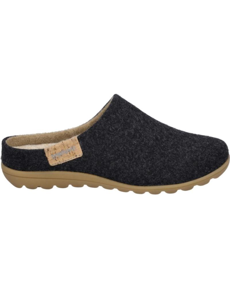 Pantufas de Mulher WESTLAND CADIZ-01 LANA ANTRAC ANTRACITA