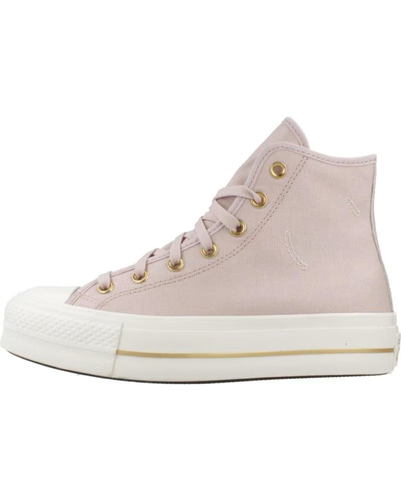 Converse Zapatillas Mujer Modelo Chuck Taylor All Star Lift Hi Flush Stone